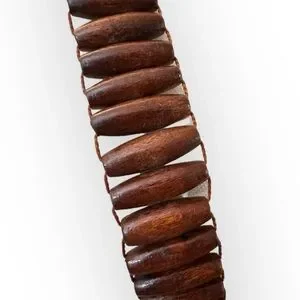 Vintage 1960s Womens L Handmade Wooden Link Tie Belt Vintage | Accessories | Vintage 96s Womens L Handmade Wooden  main image 2